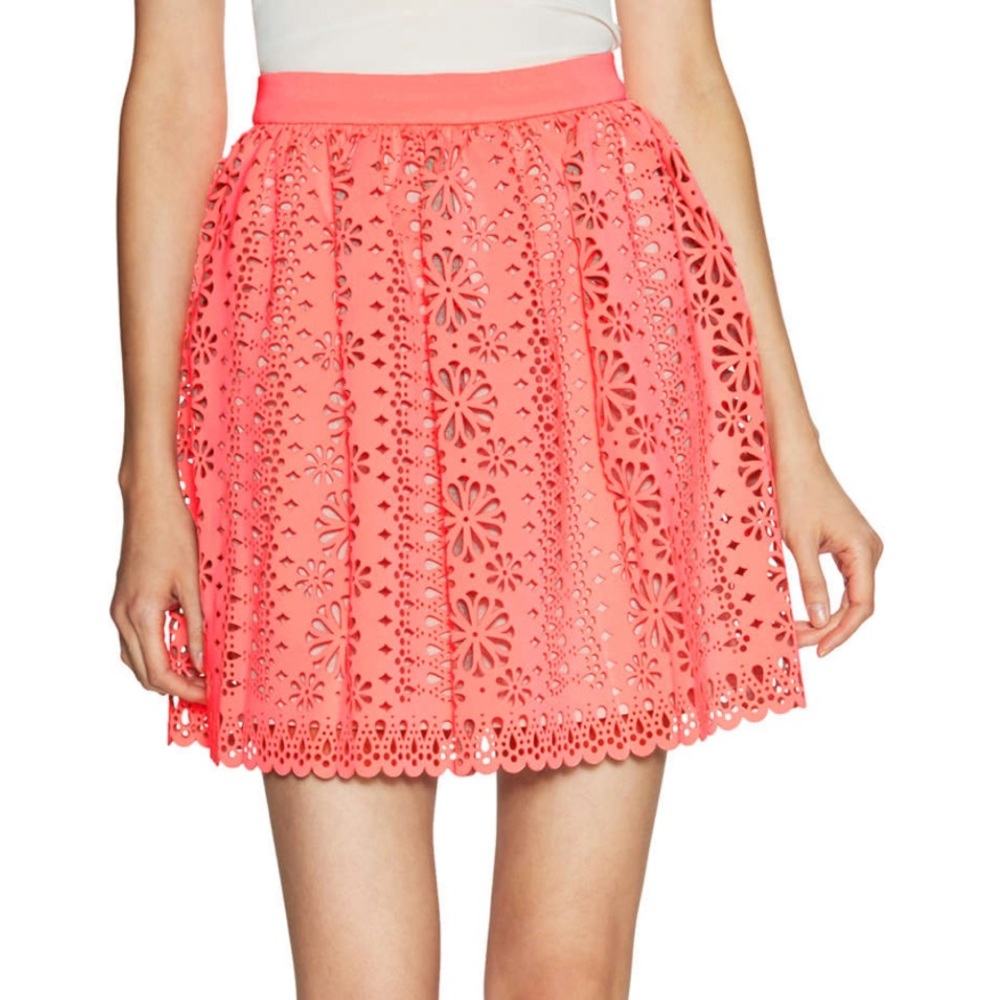 MANOUSH Rayure Fleur Neoprene Skirt NWOT - Picture 1 of 6